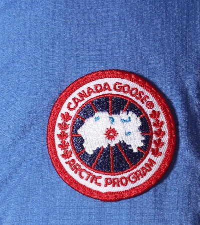 Shop Canada Goose Camp Hoody Down Jacket In Blue