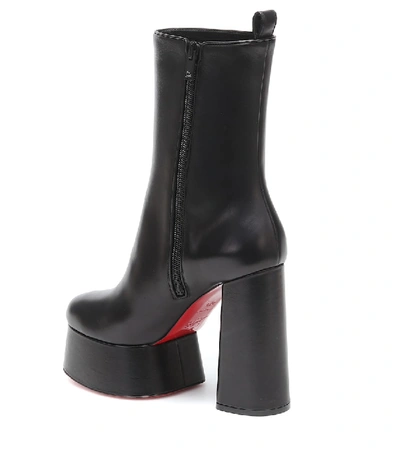 Shop Christian Louboutin Izamayeah 130 Platform Boots In Black