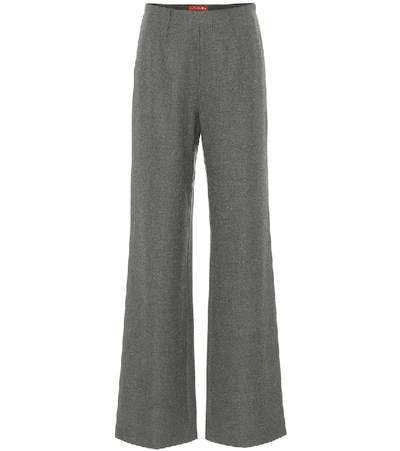 Shop Altuzarra Luther High-rise Flared Pants In Grey