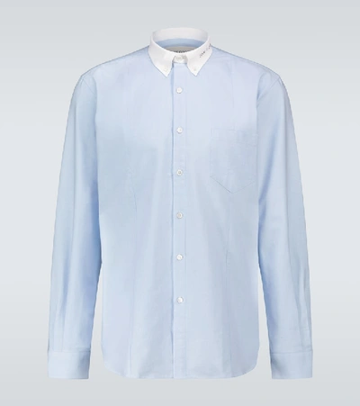 Shop Golden Goose Aldo Long-sleeved Shirt In Blue