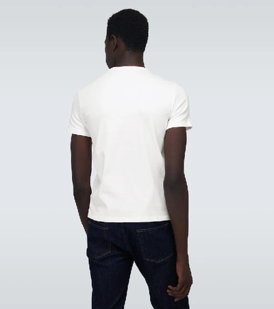 Shop Tom Ford Cotton Crewneck T-shirt In White