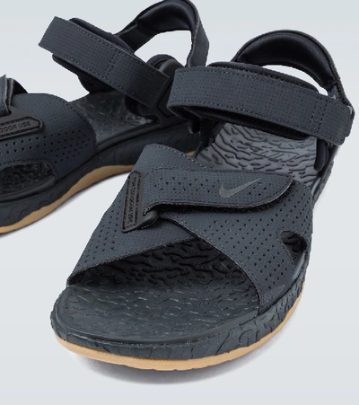 Shop Nike Acg Deschutz Sandals In Black