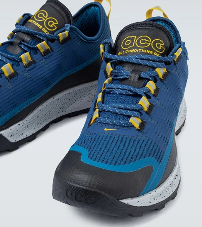Shop Nike Acg Air Nasu Sneakers In Blue