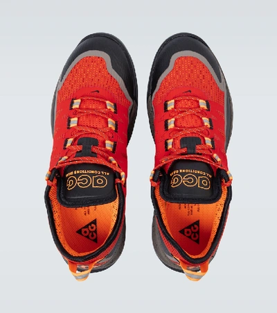 Shop Nike Acg Air Nasu Sneakers In Red