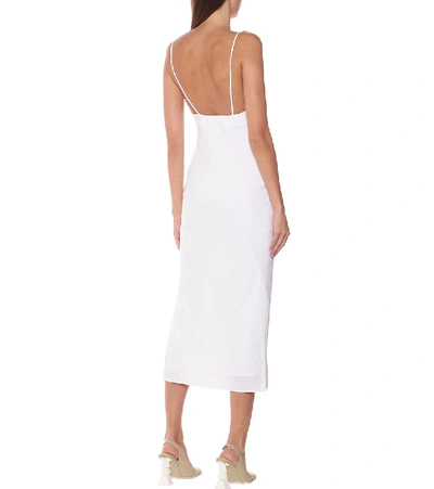 Shop Jacquemus La Robe Adour Midi Dress In White