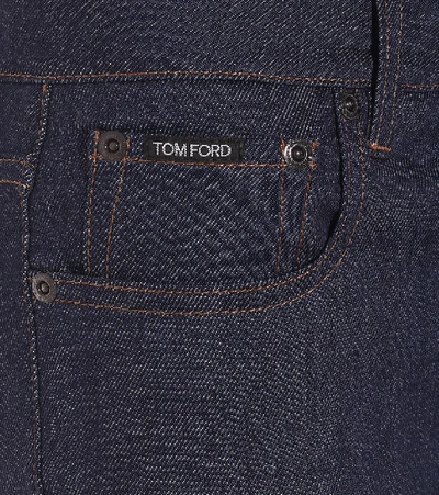 Shop Tom Ford Skinny Jeans In Blue