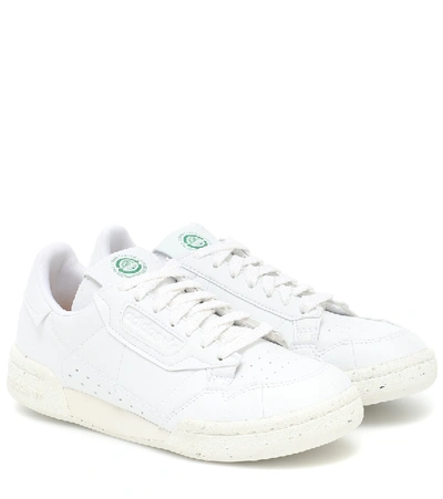 Shop Adidas Originals Continental 80 Leather Sneakers In White