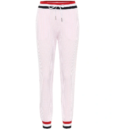 Shop Thom Browne Cotton Trackpants In Pink