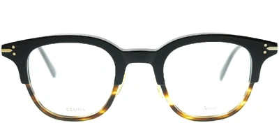 Shop Celine Erin Cl 41422 Square Eyeglasses In Black