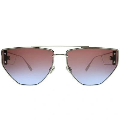 Shop Dior Cd Clan2 010 Yb Aviator Sunglasses In Purple