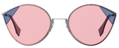 Shop Fendi 342 Cat-eye Sunglasses In Pink