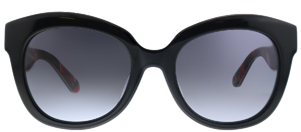 Kate Spade Low Bridge Fit Amberly/f/s Cat-eye Sunglasses In Grey,black ...