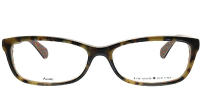 Shop Kate Spade Jessalyn Rectangular Eyeglasses In Clear