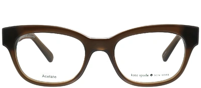 Shop Kate Spade Andra Rectangular Eyeglasses In Clear