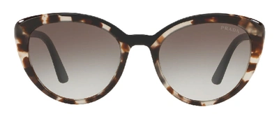 Shop Prada 02vs Cat-eye Sunglasses In Grey