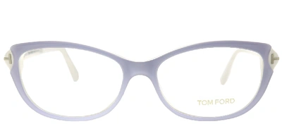 Shop Tom Ford Ft 4286 Cat-eye Eyeglasses In Clear