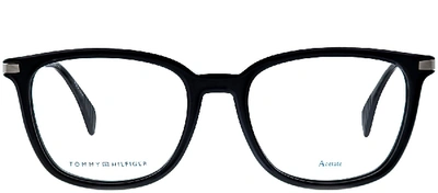 Shop Tommy Hilfiger Th 1558 Rectangle Eyeglasses In Clear