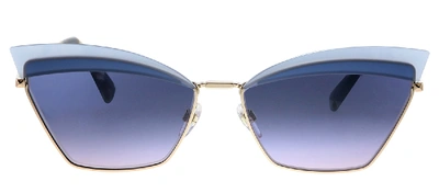Shop Valentino Va 2029 Cat-eye Sunglasses In Blue