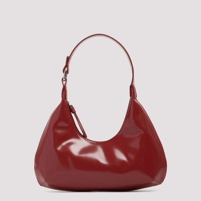 Shop By Far Baby Amber Bordeaux Semi Patent Bag