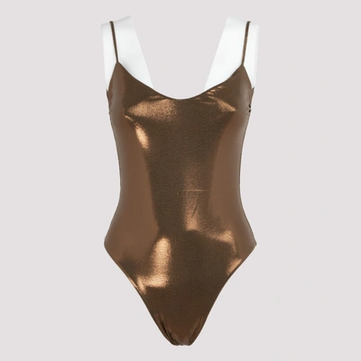 Shop La Reveche Basic Old Bronze Swimsuit
