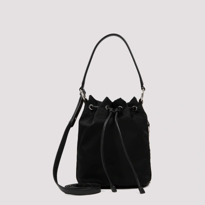 Shop Stella Mccartney Black Nylon Bucket Bag