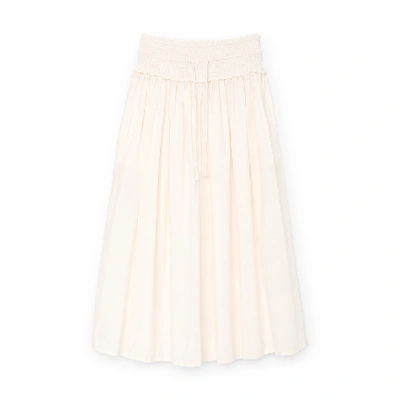 Shop Apiece Apart Nueva Wabi Sabi Skirt In Cream