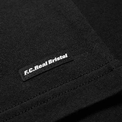 Shop F.c. Real Bristol Box Logo Tee In Black