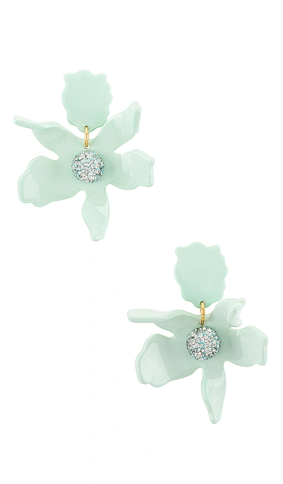 Shop Lele Sadoughi Lily 귀걸이 In Mint