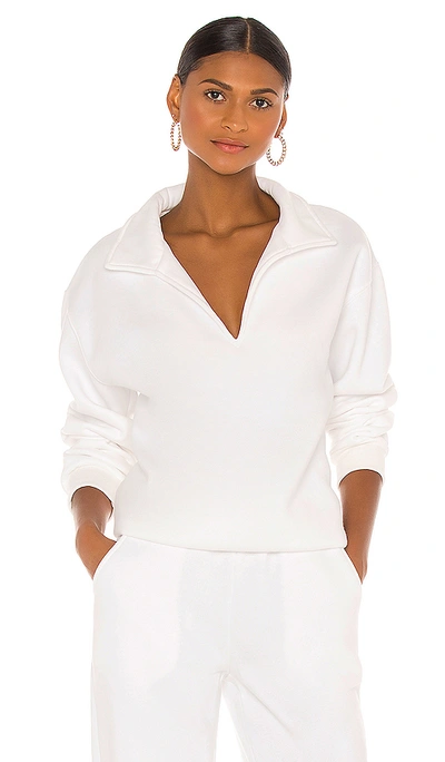 Shop Atoir X Rozalia Collared Sweatshirt In White