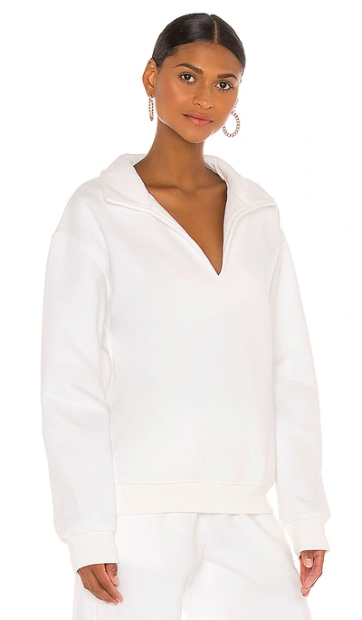 Shop Atoir X Rozalia Collared Sweatshirt In White