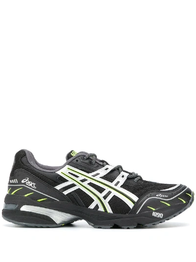 Shop Asics Gel-1090 Mesh Trainers In Black