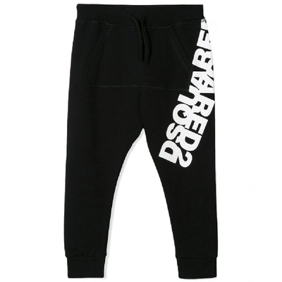 Shop Dsquared2 Logo Joggers In Black