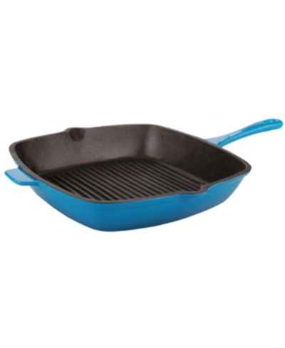 Shop Berghoff Neo 11" Cast Iron Grill Pan In Blue