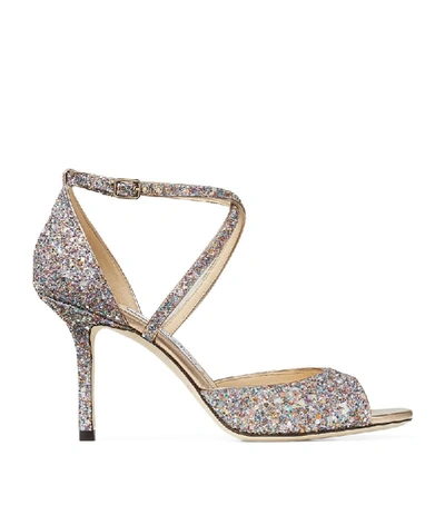 Shop Jimmy Choo Emsy 85 Glitter Sandals