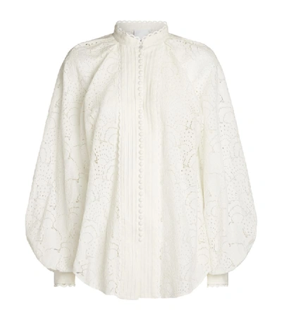 Shop Acler Cookes Broderie Anglaise Blouse