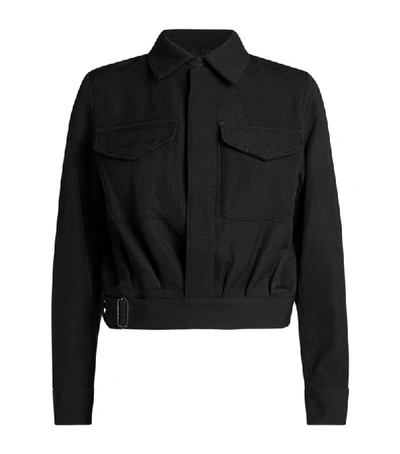 Shop Yohji Yamamoto Button-up Jacket