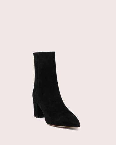 Shop Iro Helens Suede Pointed Ankle Boots In Black