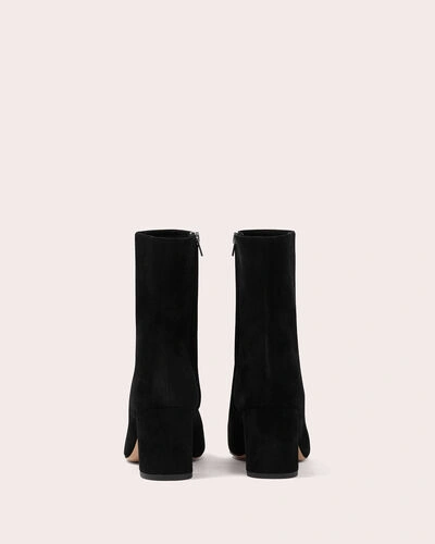 Shop Iro Helens Suede Pointed Ankle Boots In Black