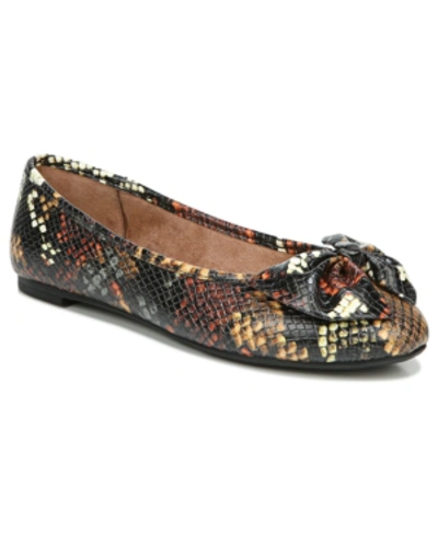 Shop Circus By Sam Edelman Women's Carmen Flats, Created For Macy's Women's Shoes In Warm Spice Multi Snake