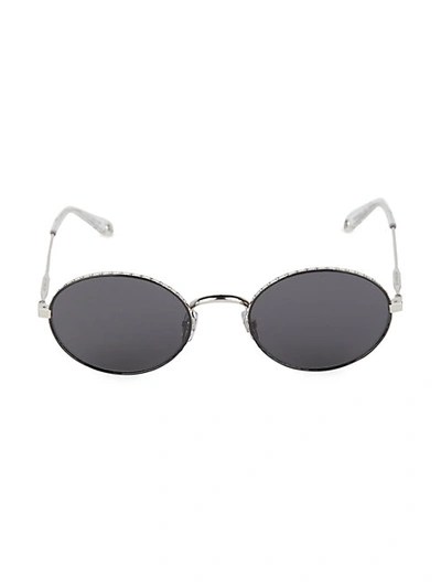 Shop Givenchy 53mm Round Sunglasses In Silver Grey