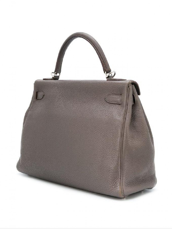 Hermes Hermès Etain Togo 32cm Kelly Bag In Grey | ModeSens