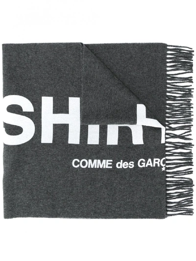 Shop Comme Des Garçons Shirt Wool Scarf