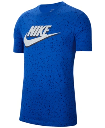 Shop Nike Men's Sportswear Logo T-shirt In Game Royal