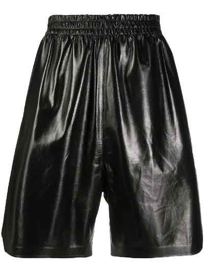 Shop Bottega Veneta Knee-length Shorts In Black