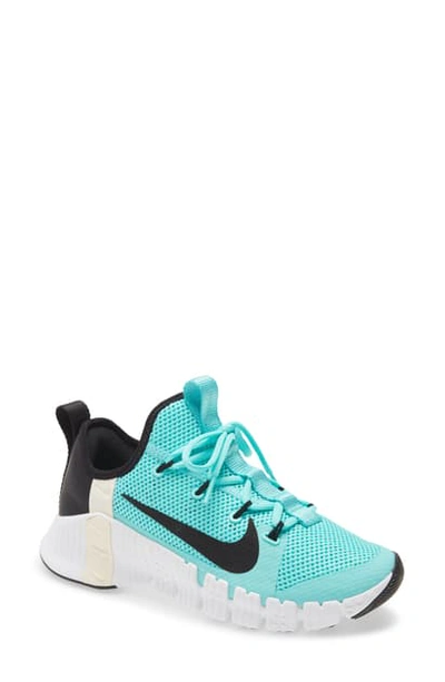 Shop Nike Free Metcon 3 Training Shoe In Aurora Green/ Black/ Ivory