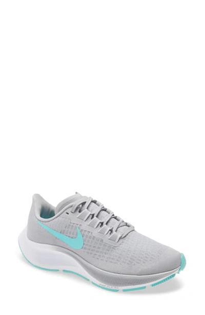 Shop Nike Air Zoom Pegasus 37 Running Shoe In Wolf Grey/ Aurora Green/ Grey
