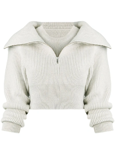 Shop Jacquemus La Maille Risoul Wool Sweater