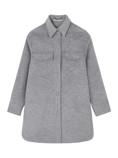 Shop Stella Mccartney Grey Kerry Coat