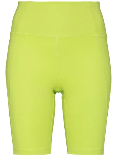 Shop Girlfriend Collective Compression Cycling Shorts In Green