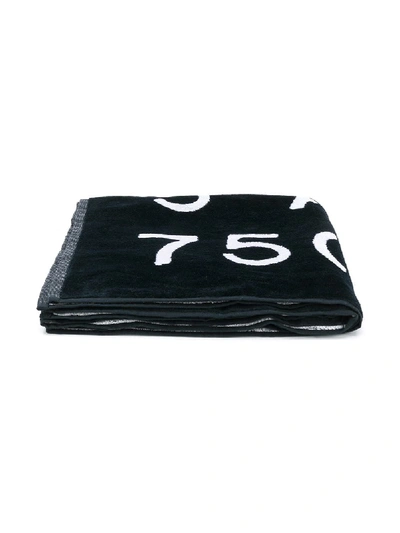 Shop Givenchy Paris Logo Towel In Black